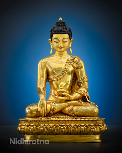 Tibetan Shakyamuni Buddha Statue | Meditation Statue – Nidhiratna