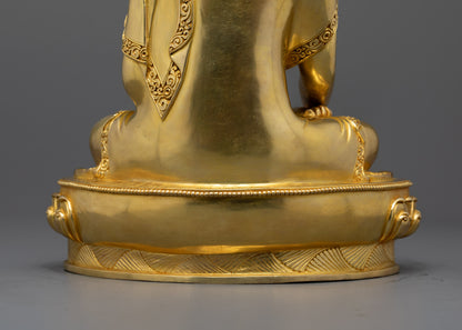 Detailed Buddha Shakyamuni Statue | Handmade Buddhist Idol for Peace