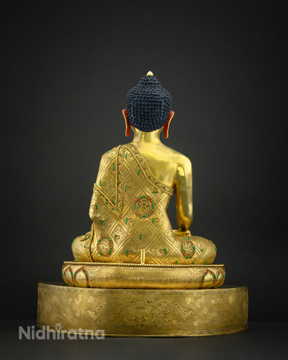 Vajrayana Shakyamuni Buddha Statue | Tibetan Sacred Buddhist Art