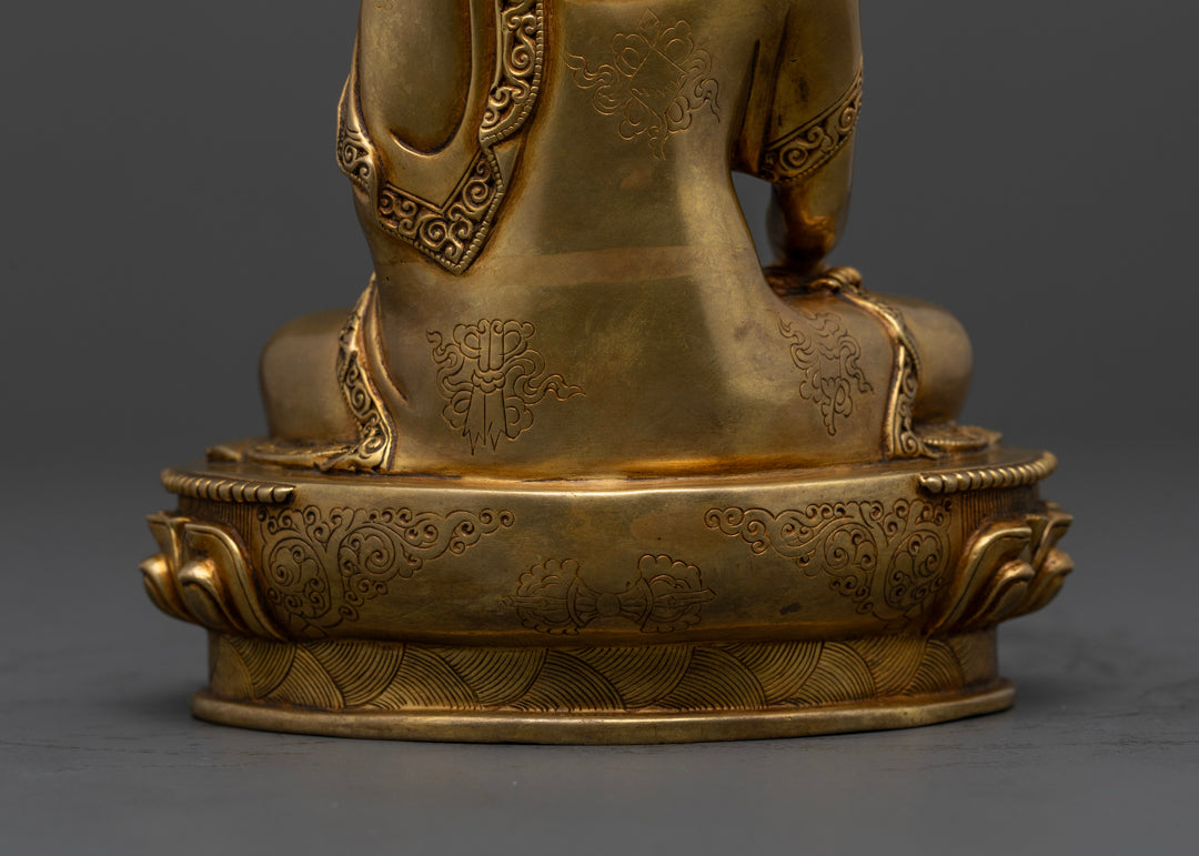 Buddhist Shakyamuni Buddha Statue | Tibetan Artwork