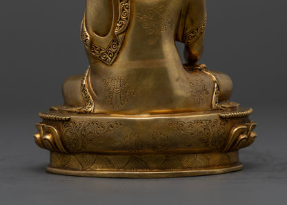 Buddhist Shakyamuni Buddha Statue | Tibetan Artwork
