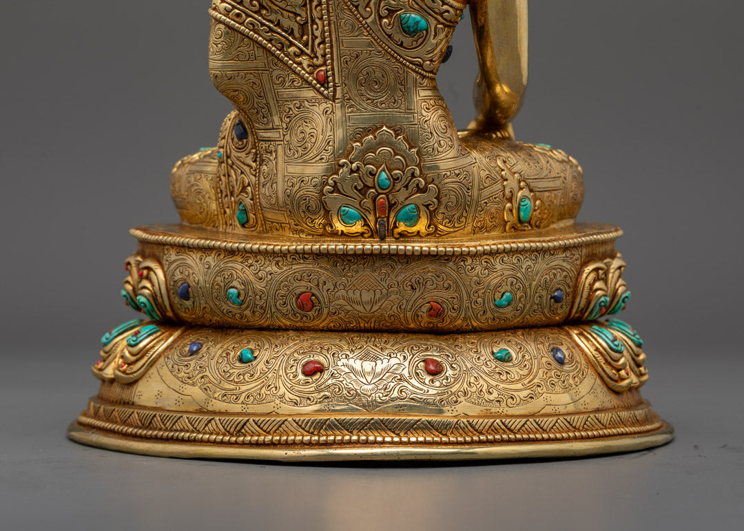 Shakyamuni Buddha Statue | Traditionally Hand-Carved