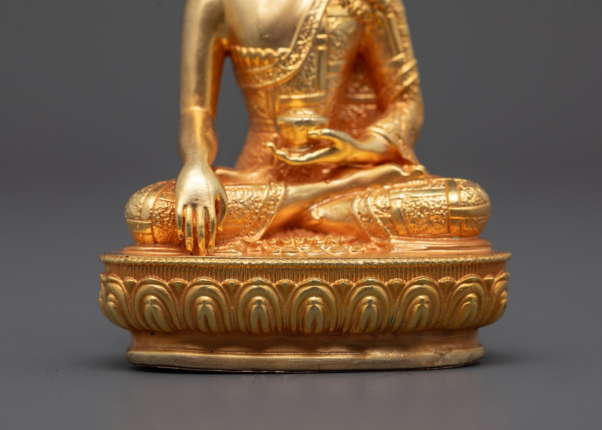 Machine-Crafted Shakyamuni Buddha Statue | Crafted by Nepalese Masters