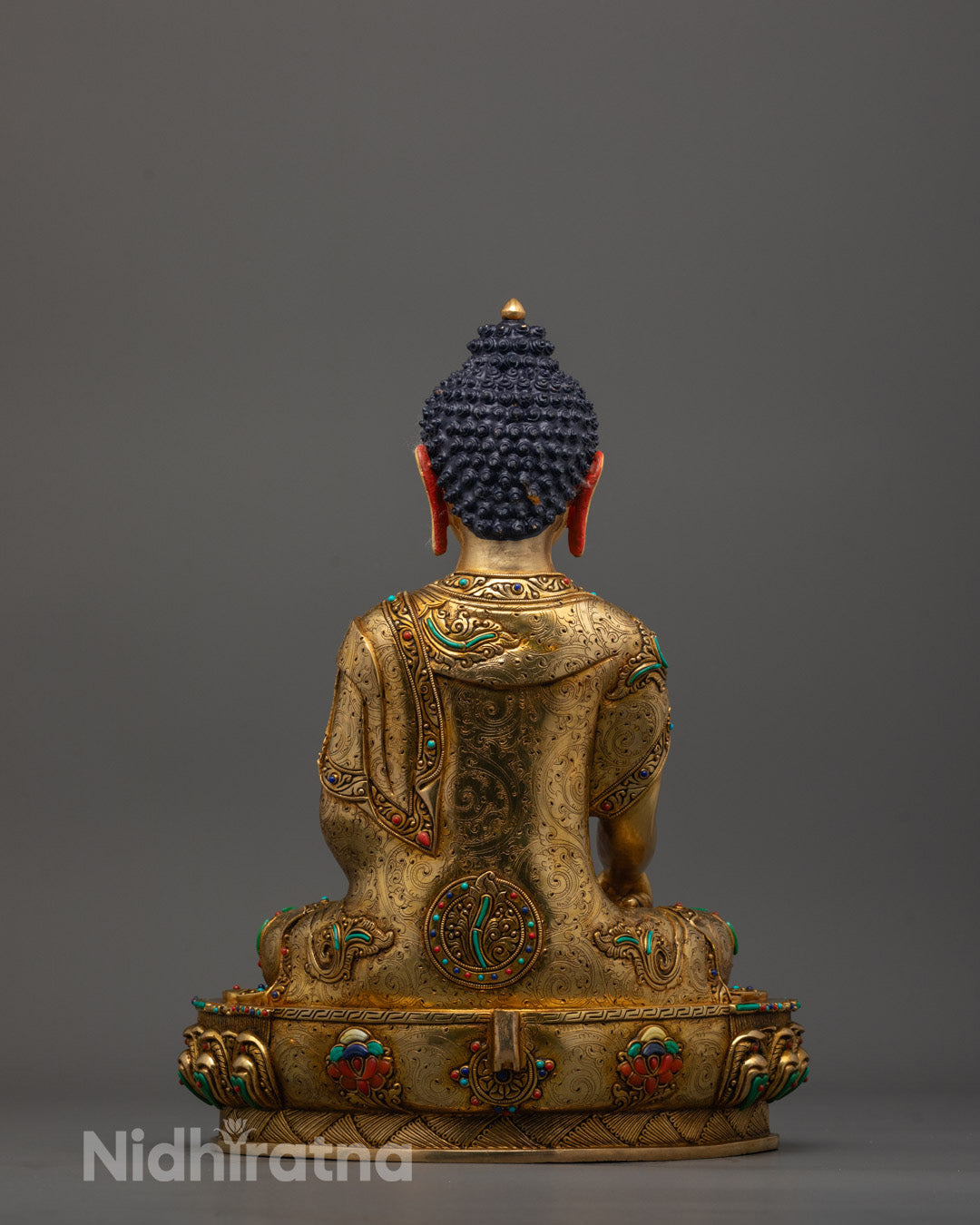 Buddha Shakyamuni Statue | Artisan Carved Copper Statue