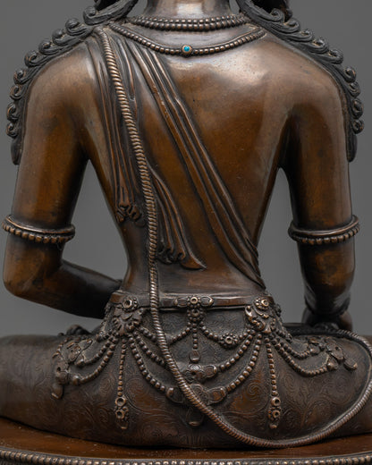 Elegant Crown Buddha Shakyamuni Statue