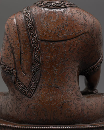 Shakyamuni Buddha Statue | Traditional Nepalese Buddhist Art