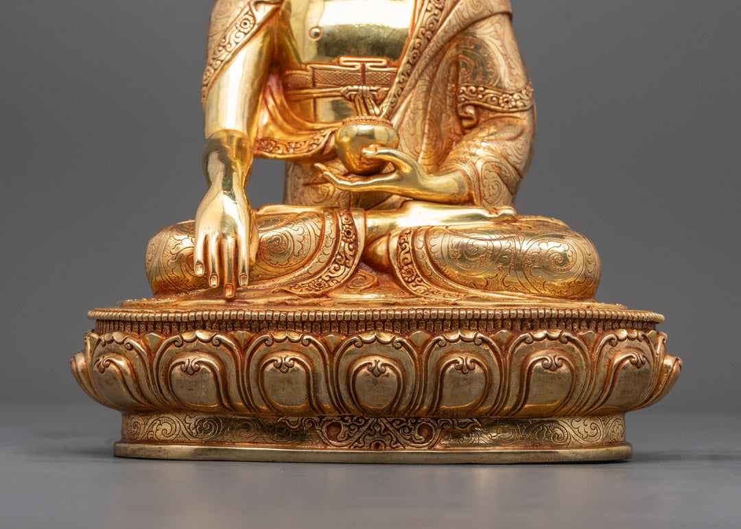 Meditating Buddha Shakyamuni Statue | Nepalese Craft