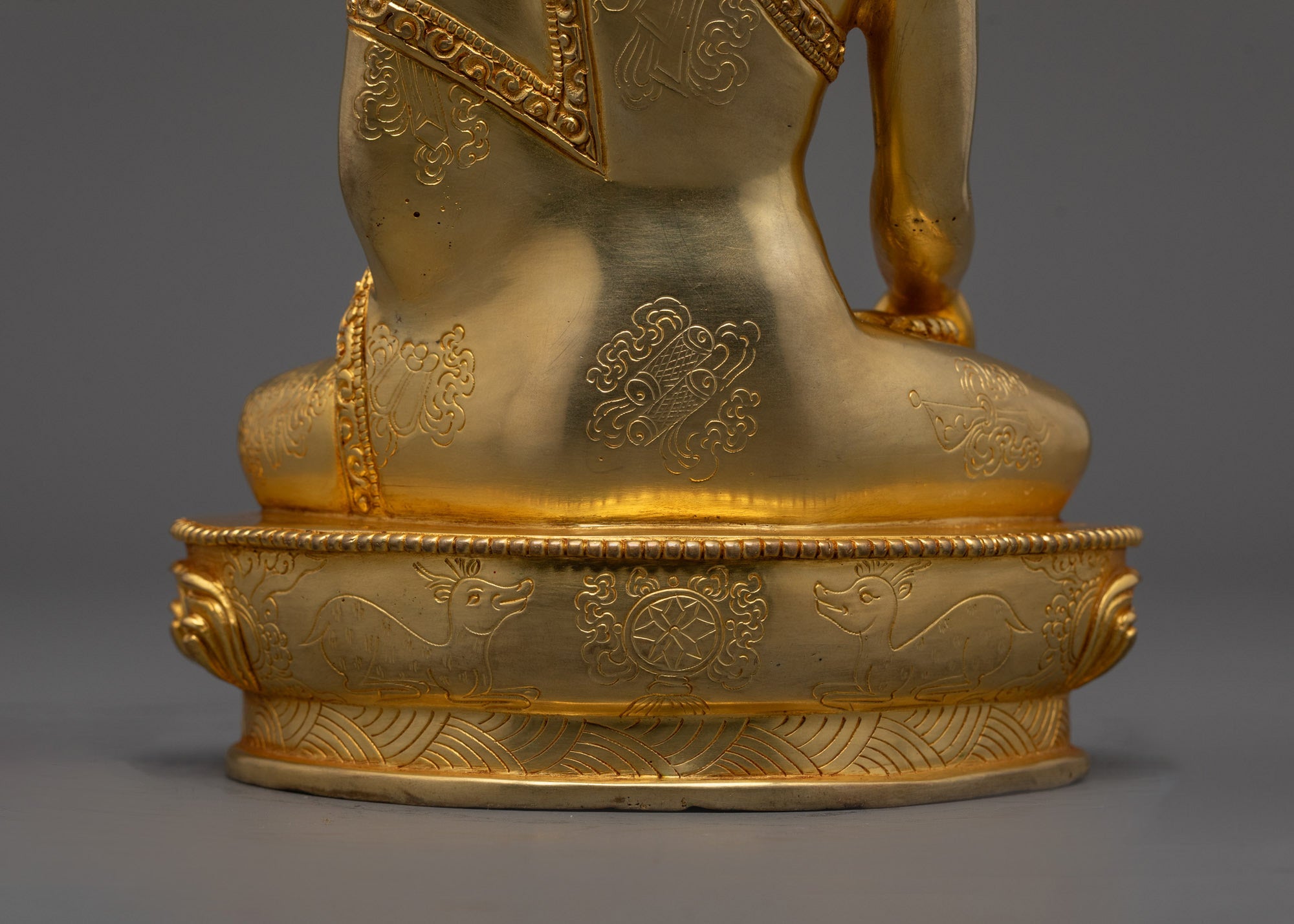 Sacred Shakyamuni Buddha Statue | Lotus Base Bhumisparsha Mudra