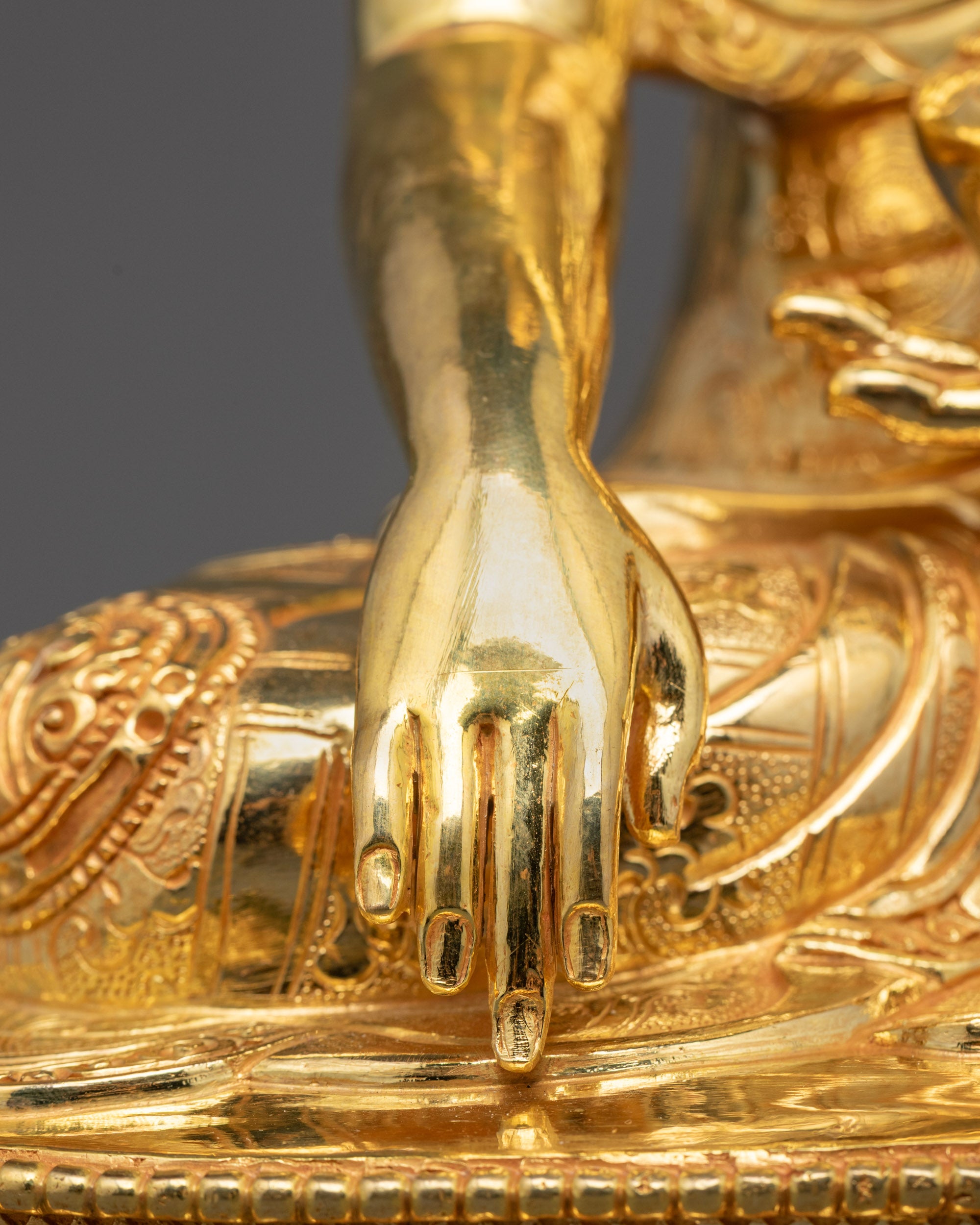 Shakyamuni Buddha Statue | Nepalese Hand-Carved Spiritual Decor
