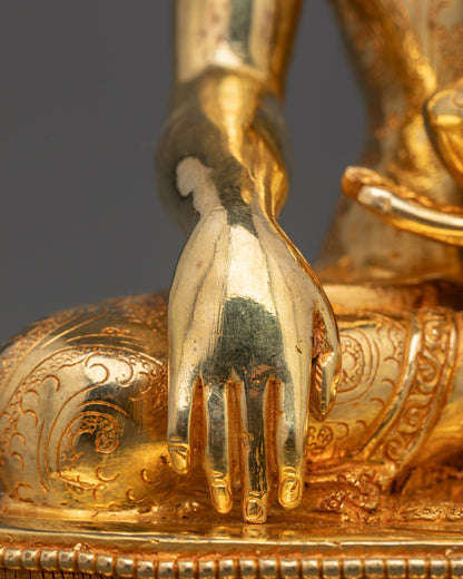 Shakyamuni Buddha Statue | Traditional Himalayan Buddhist Artwork