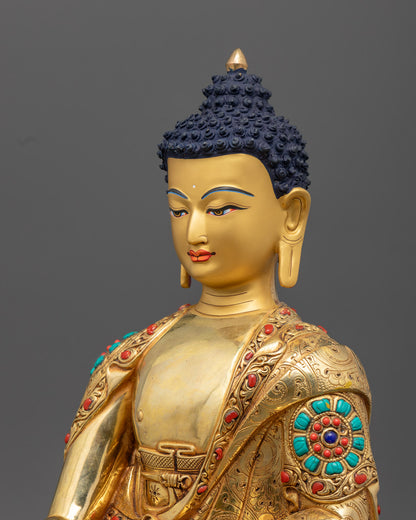 Shakyamuni Buddha Statue | Sacred Tibetan Buddha Figure