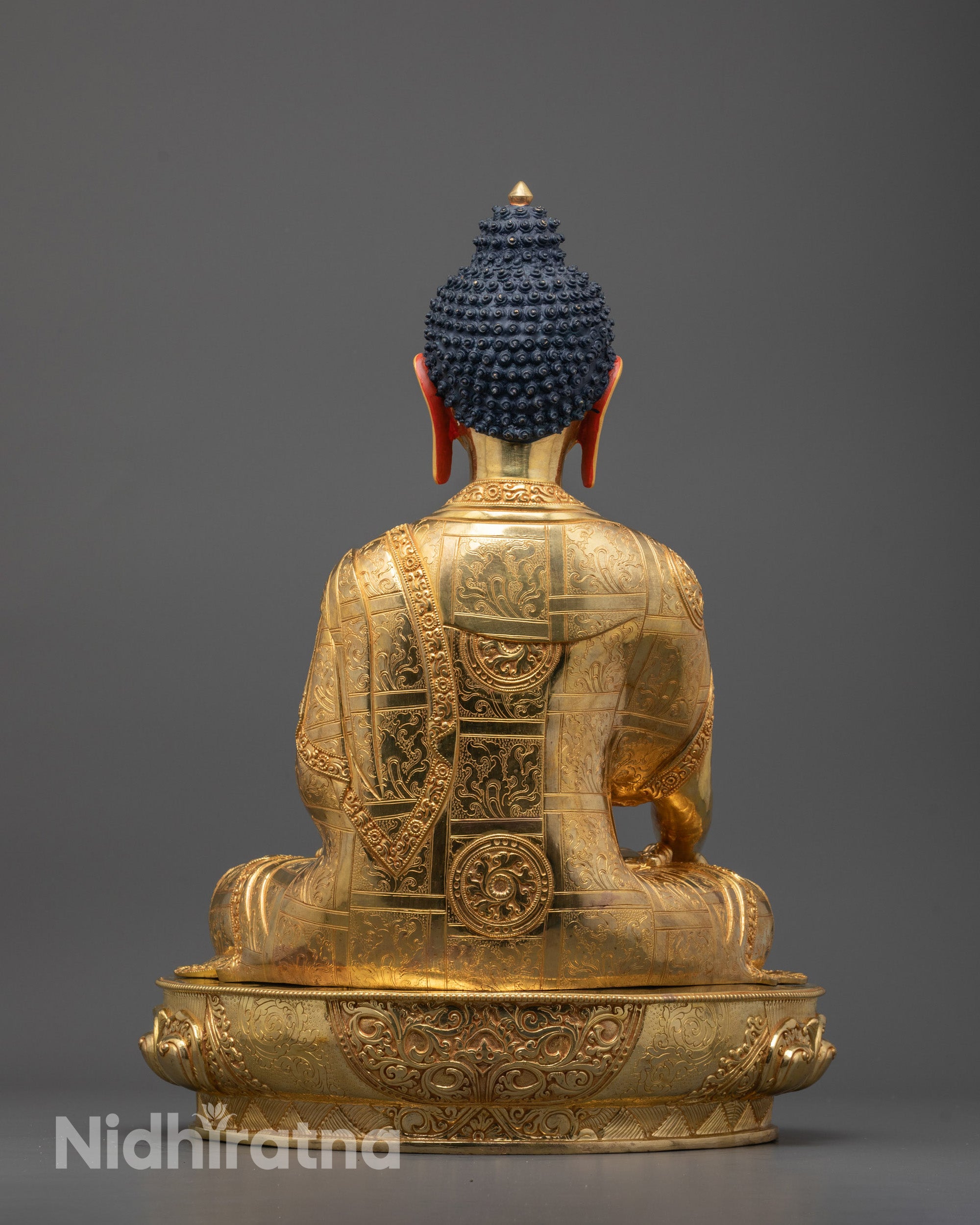 Shakyamuni Buddha Sculpture from Nepal | Traditional Buddhist Statue