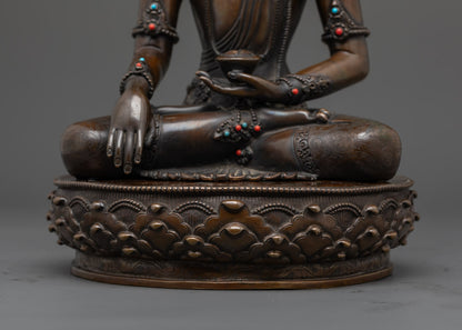 Elegant Crown Buddha Shakyamuni Statue