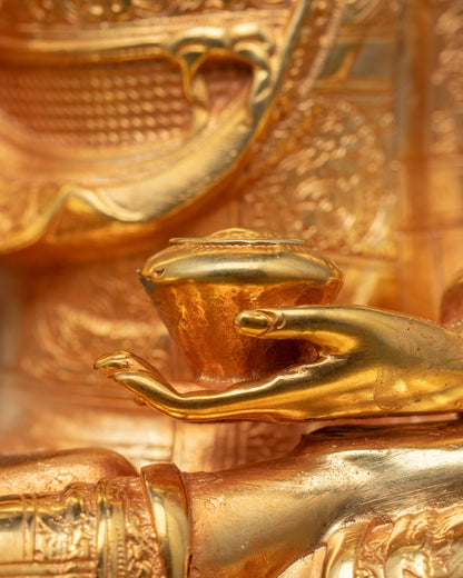 Shakyamuni Buddha Statue | Machine-Made with Fine Detailing