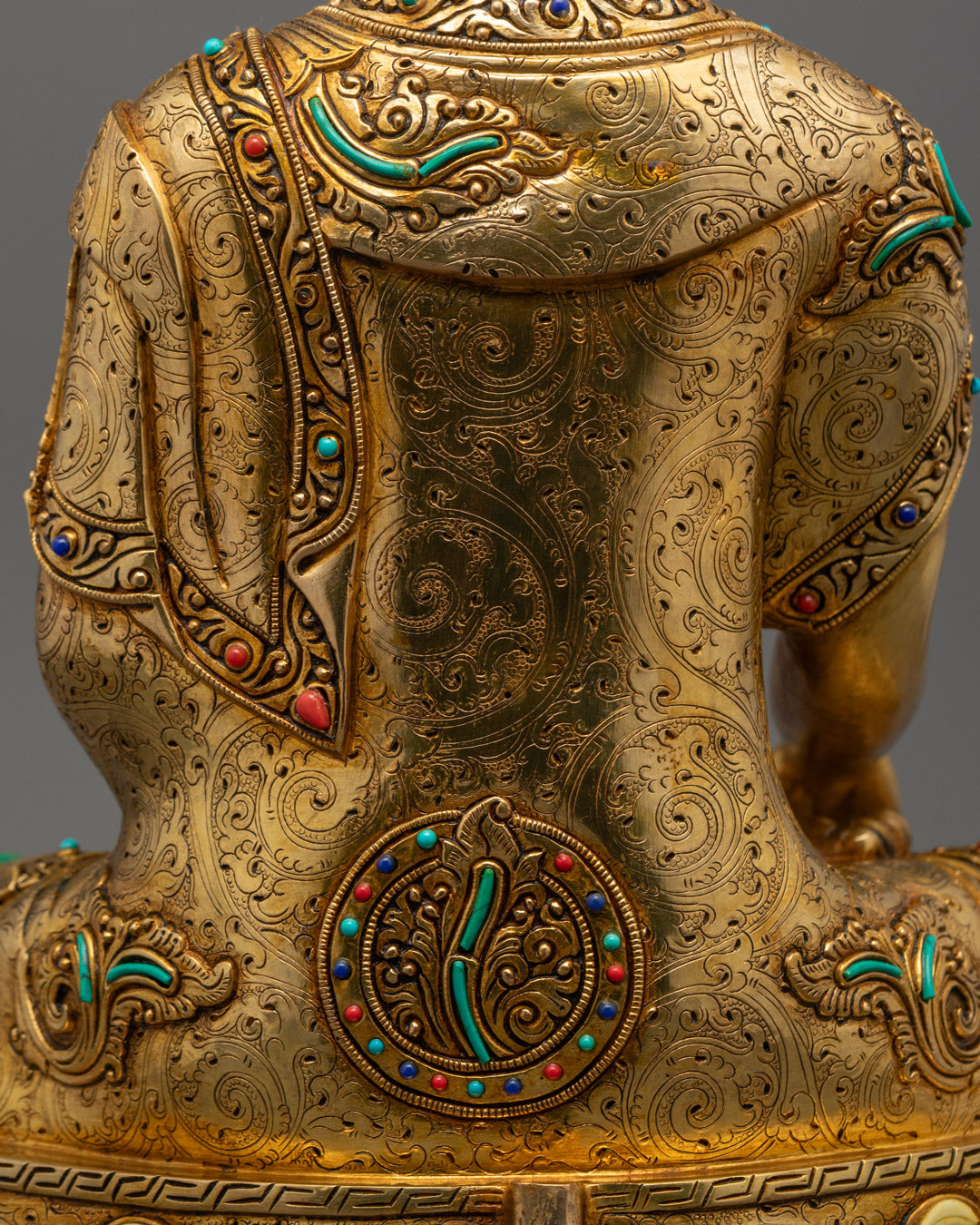 Buddha Shakyamuni Statue | Artisan Carved Copper Statue