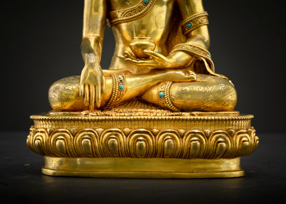 Tibetan Shakyamuni Buddha Statue | Meditation Statue