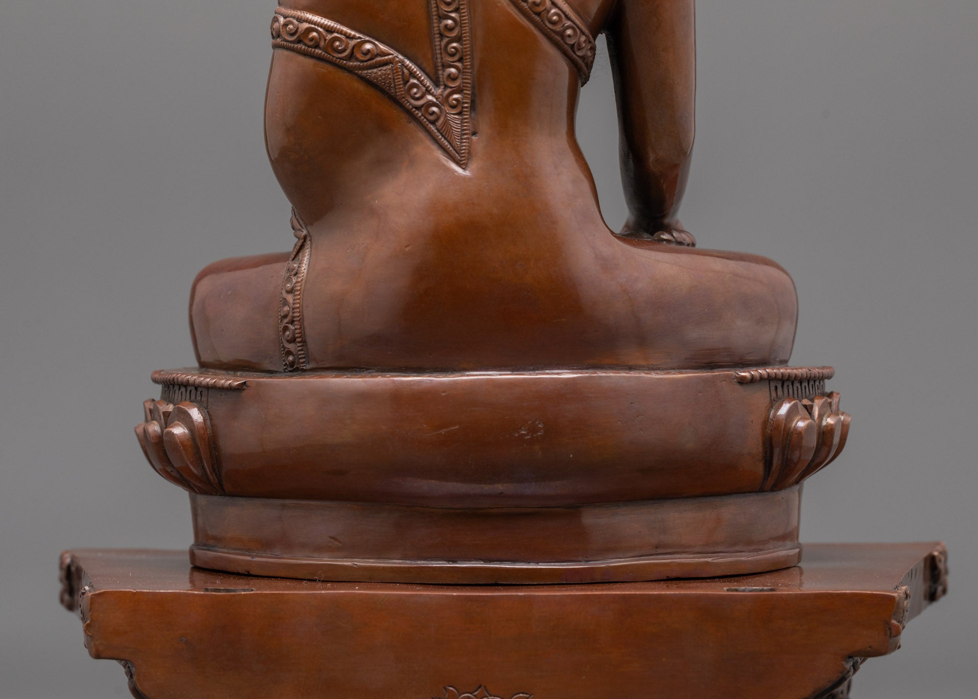Shop Oxidized Shakyamuni Buddha Statue | Traditional Copper Sculpture