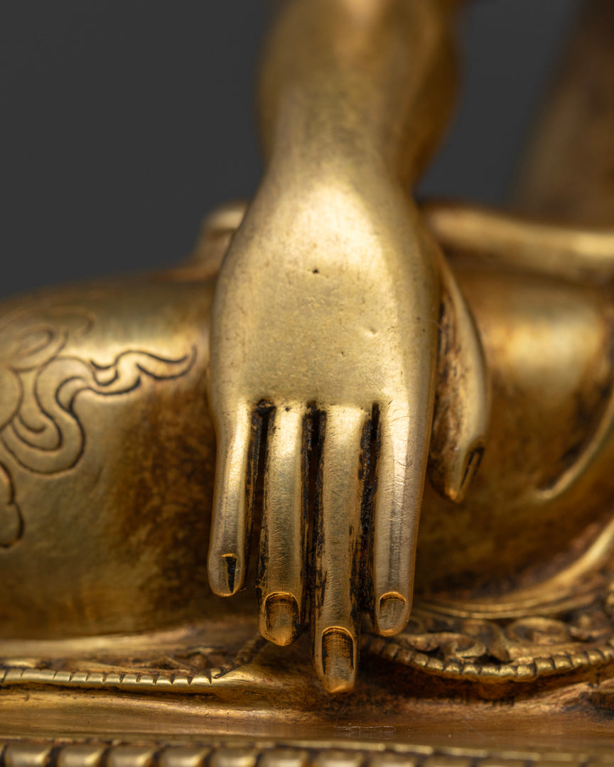 Buddhist Shakyamuni Buddha Statue | Tibetan Artwork