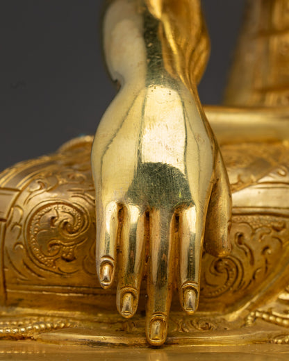 Nepalese Shakyamuni Buddha Statue | Handmade Buddhist Art