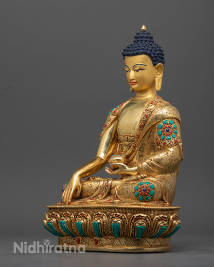 Shakyamuni Buddha Statue | Sacred Tibetan Buddha Figure