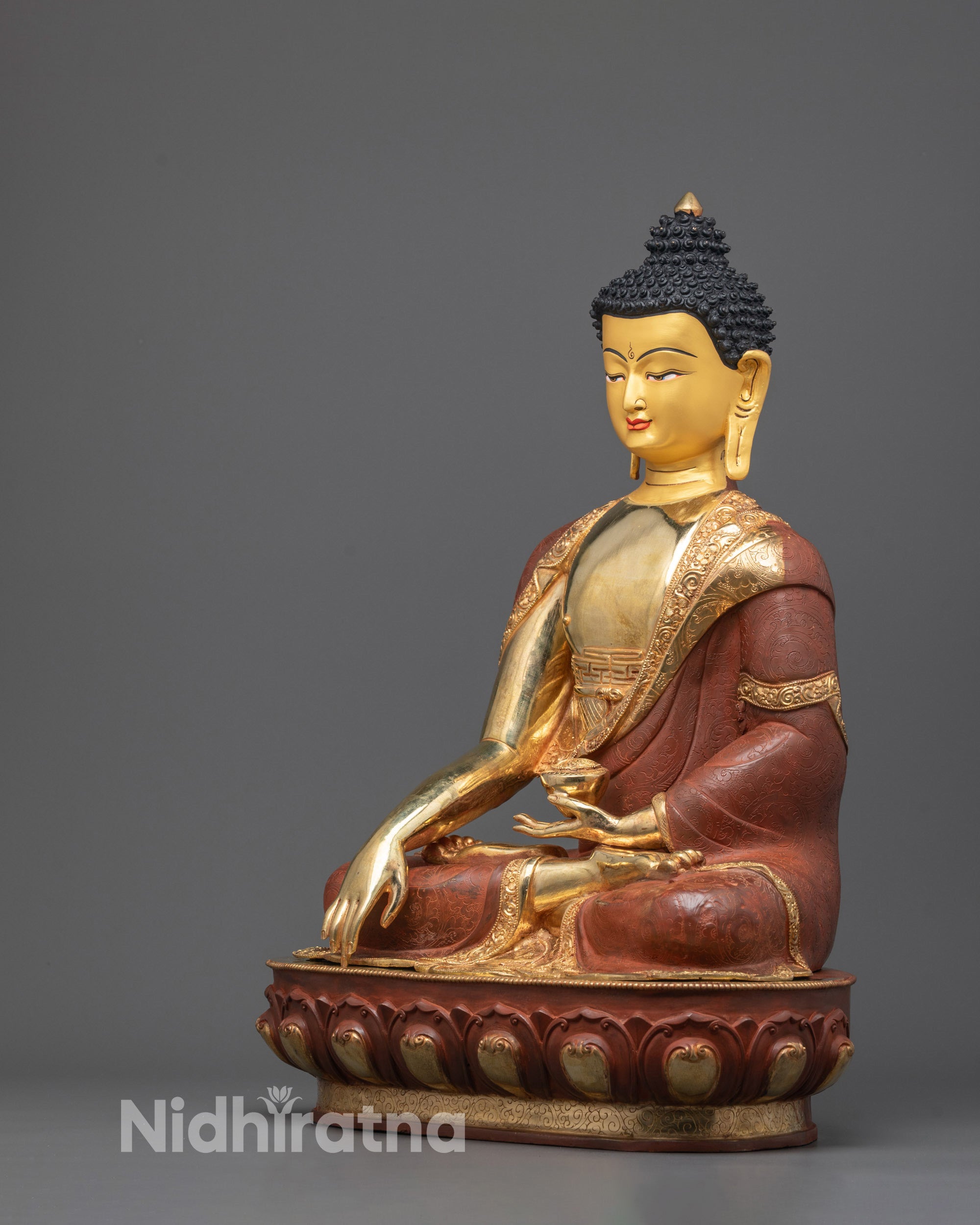 Tathagata Buddha Shakyamuni Statue | Tibetan Statue of Enlightened One
