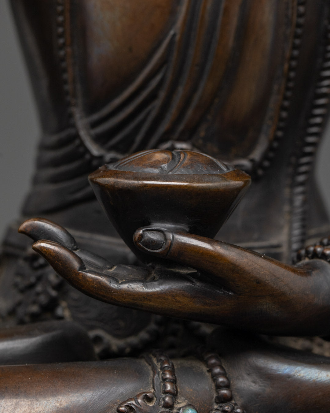 Elegant Crown Buddha Shakyamuni Statue