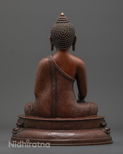 Shakyamuni Buddha Statue |  Oxidized Buddha Statue