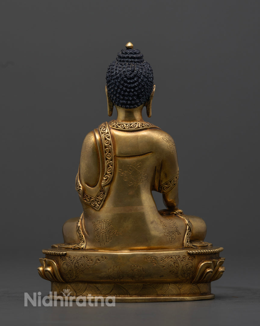 Buddhist Shakyamuni Buddha Statue | Tibetan Artwork