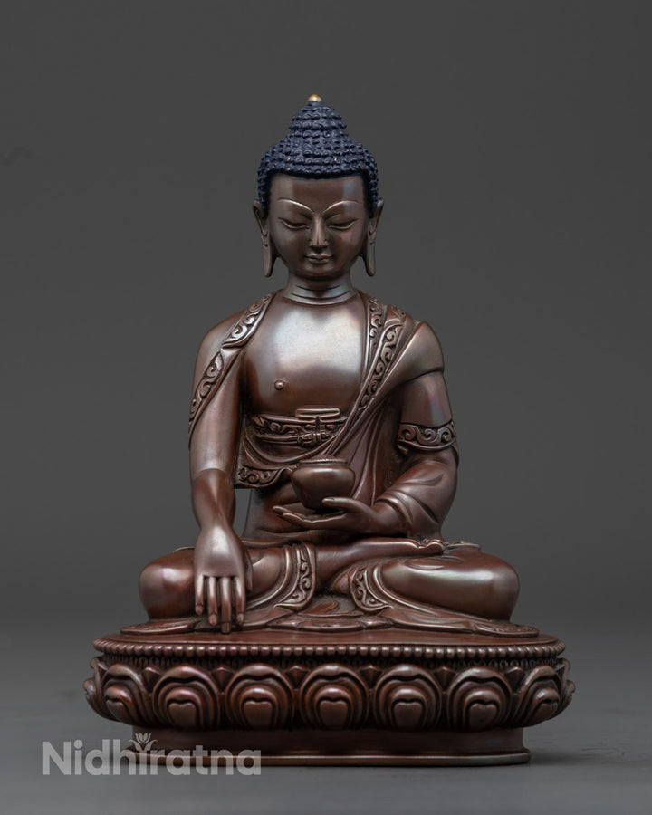 Nepalese Shakyamuni Buddha Statue | A Sacred Meditation Companion