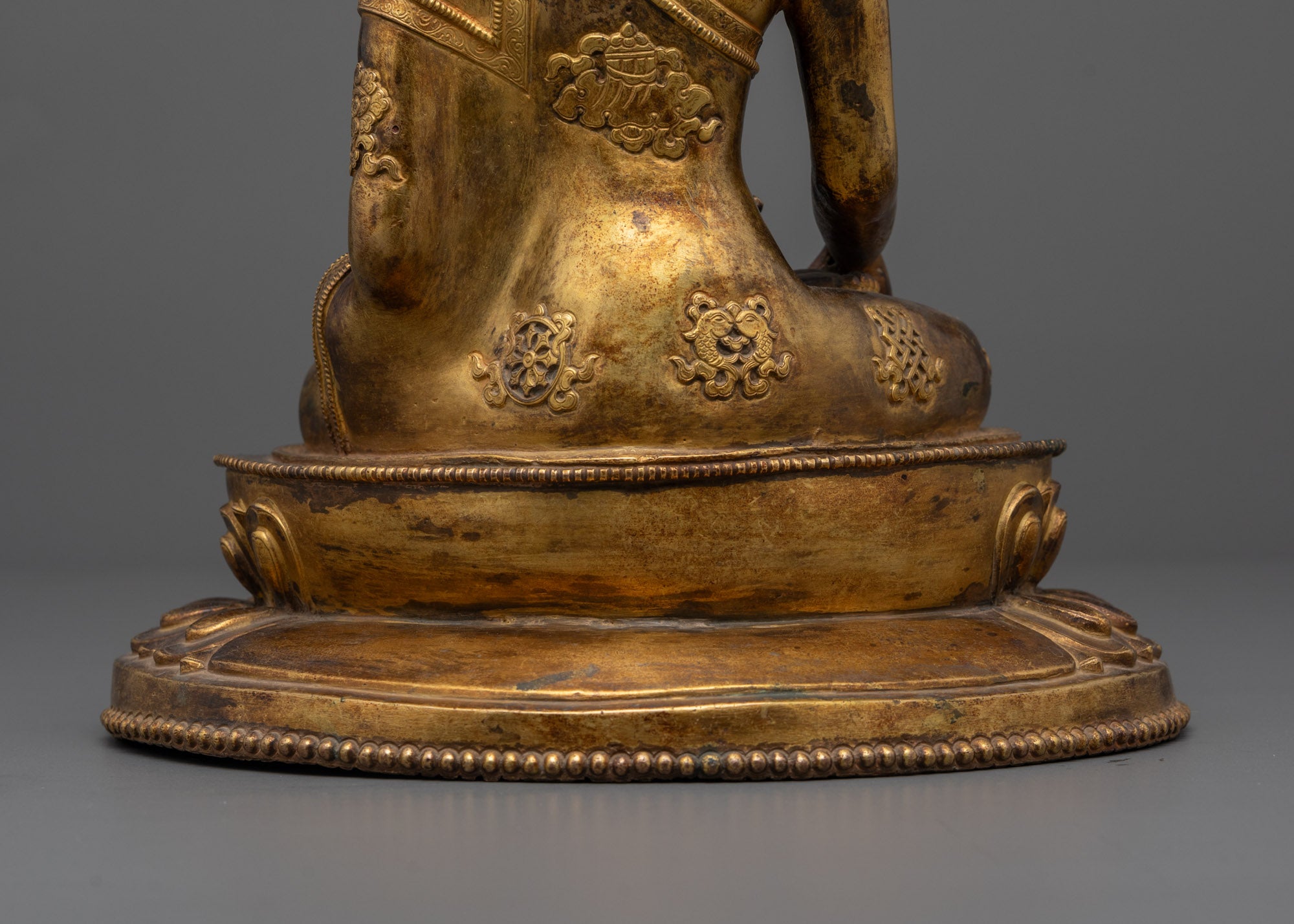 Antique Shakyamuni Buddha Statue | Handcrafted Spiritual Sculpture