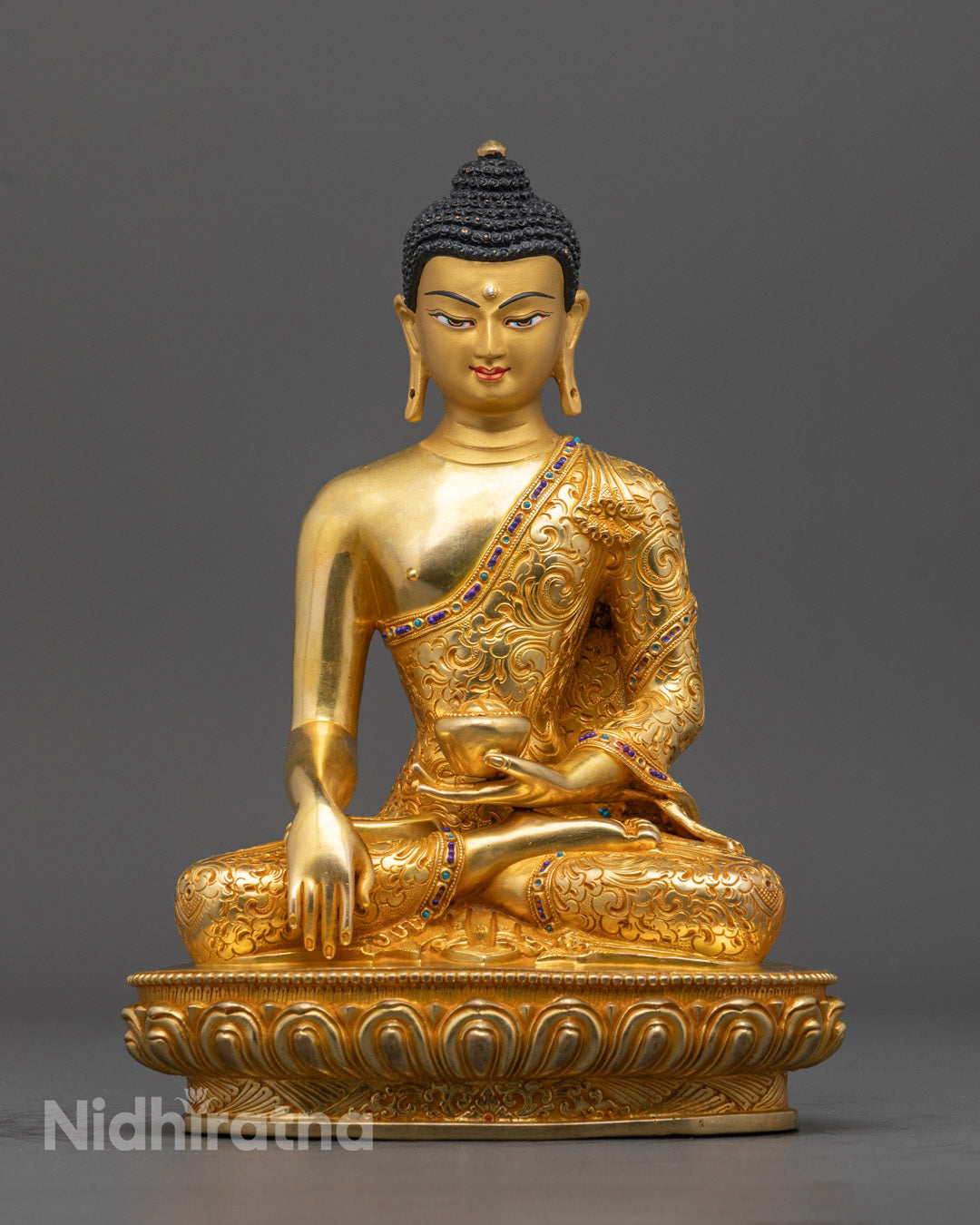 Shakyamuni Buddha Statue | Sacred Hand-Carved Buddhist Art
