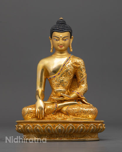 Shakyamuni Buddha Statue | Sacred Hand-Carved Buddhist Art