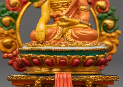 Nepalese Divine Buddha Shakyamuni Sculpture | Machine Made Artwork