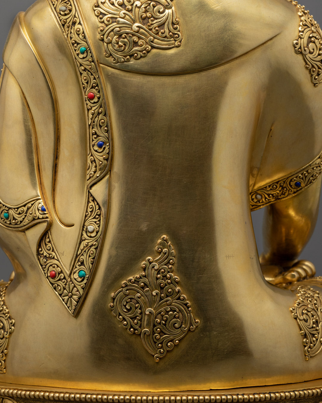 Buddhist Shrine Shakyamuni Statue | Nepalese Spiritual Sculpture