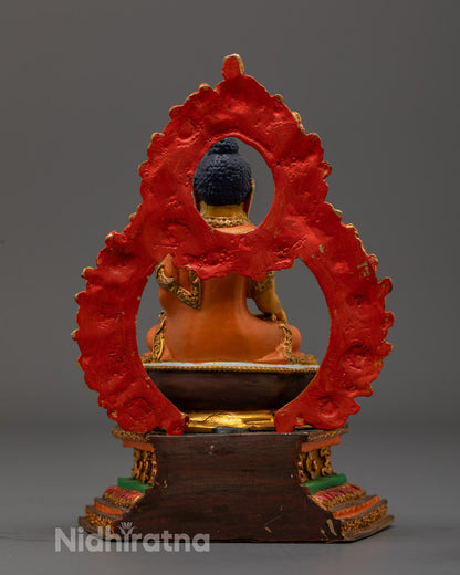 Nepalese Divine Buddha Shakyamuni Sculpture | Machine Made Artwork