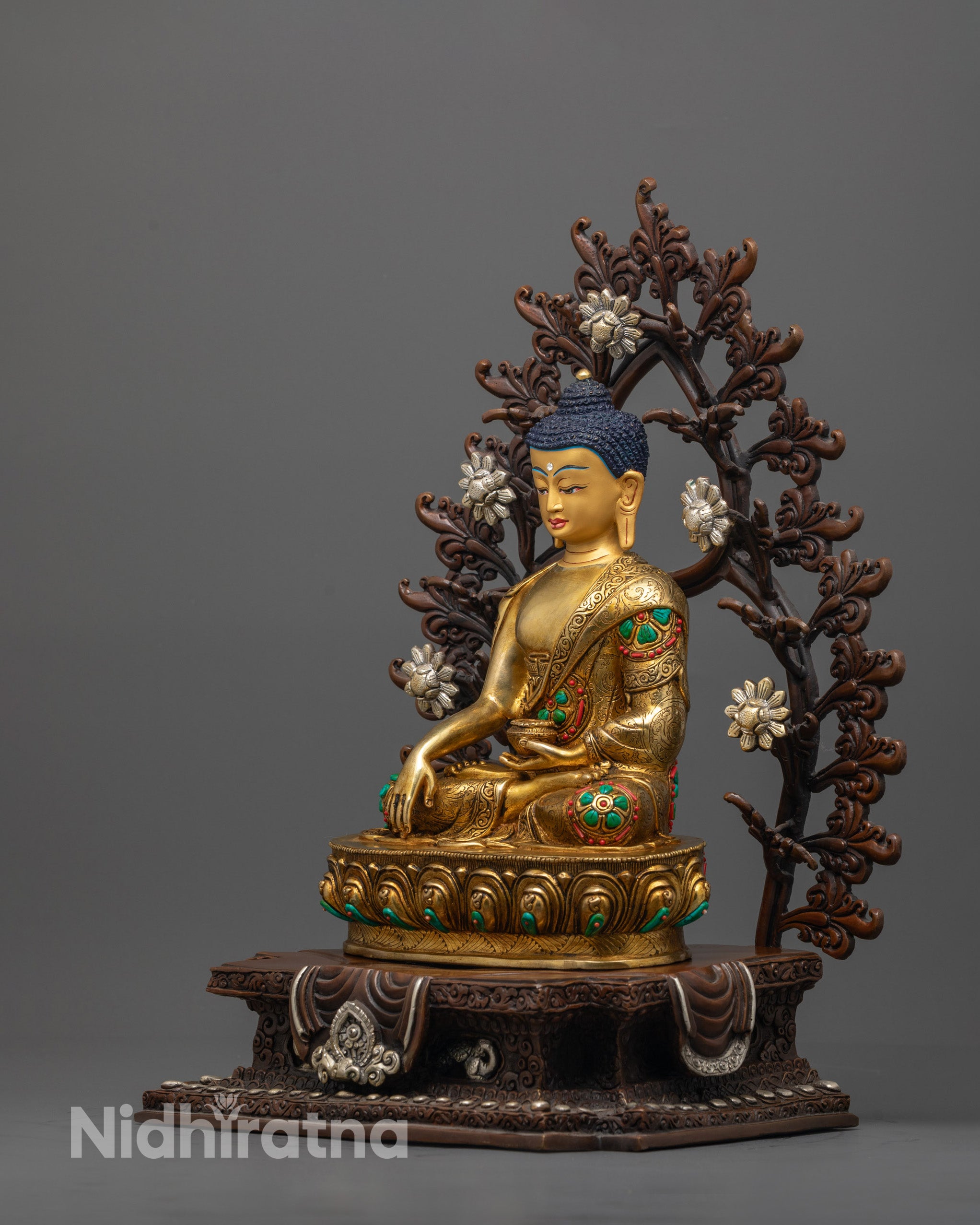 Buy Shakyamuni Buddha Statue | Fire-Gilded Spiritual Artwork