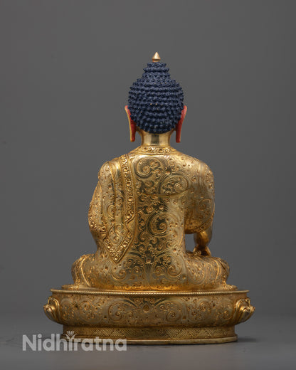 Traditional Buddha Shakyamuni Statue | Spiritual Home Decor
