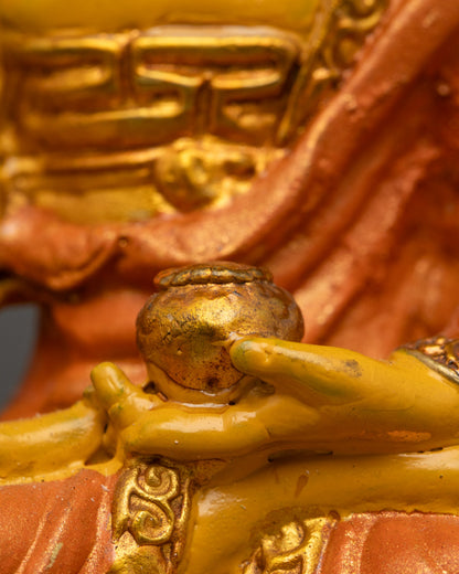 Nepalese Divine Buddha Shakyamuni Sculpture | Machine Made Artwork