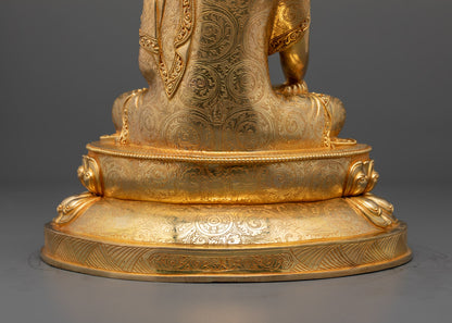 Sacred Shakyamuni Buddha Statue | Himalayan Buddhist Sculpture