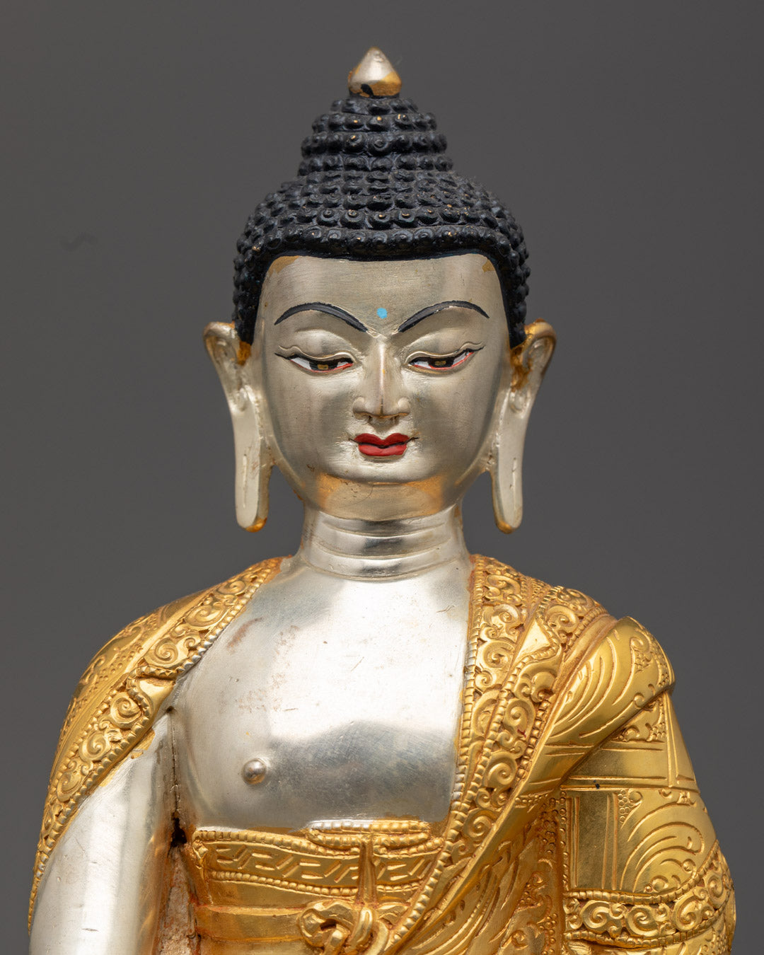 Shakyamuni Buddha Sculpture for Puja and Offerings