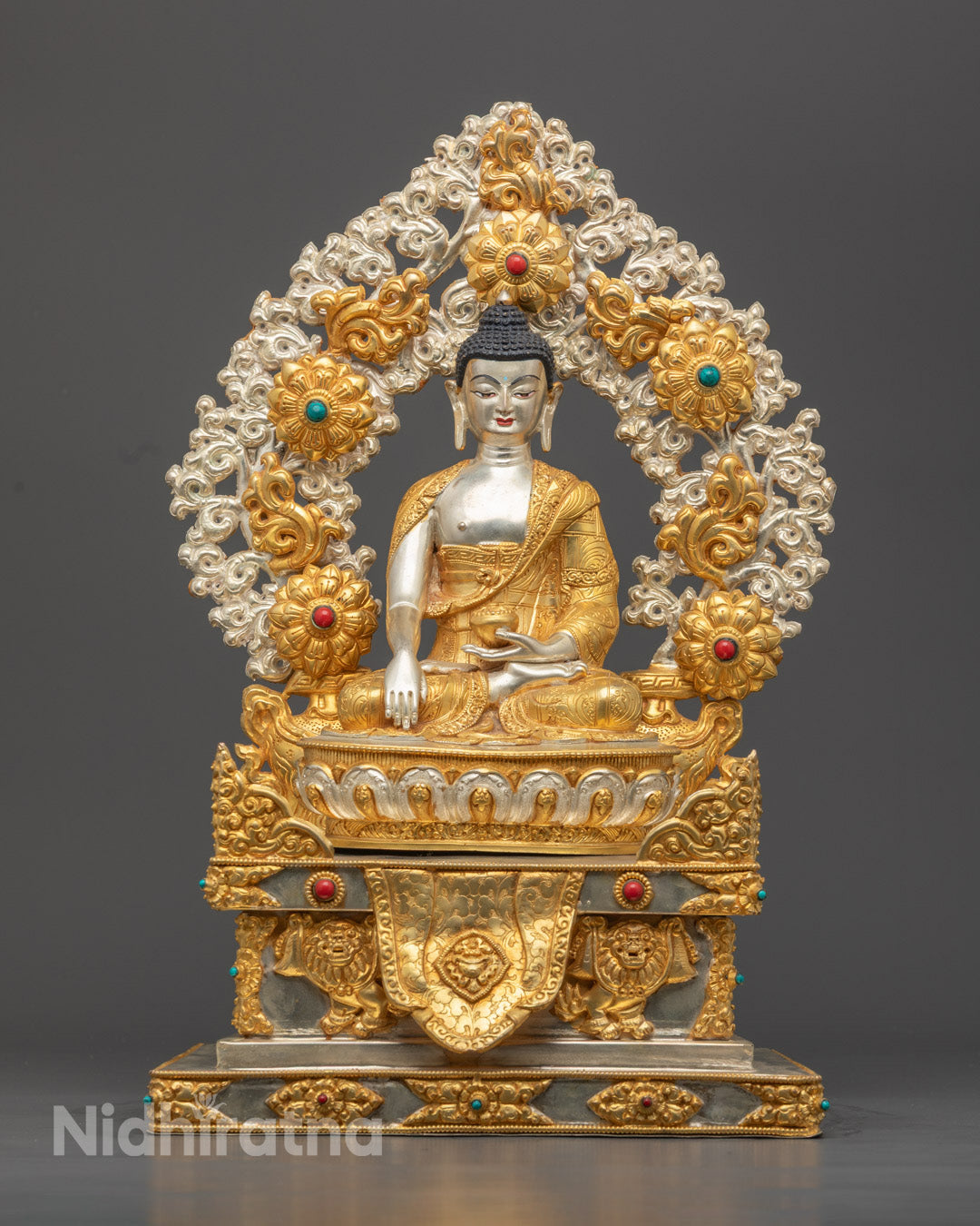 Shakyamuni Buddha Sculpture for Puja and Offerings