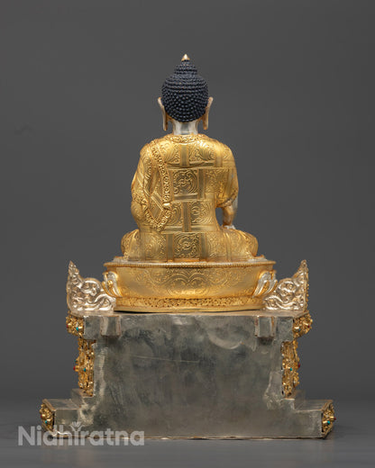 Shakyamuni Buddha Sculpture for Puja and Offerings
