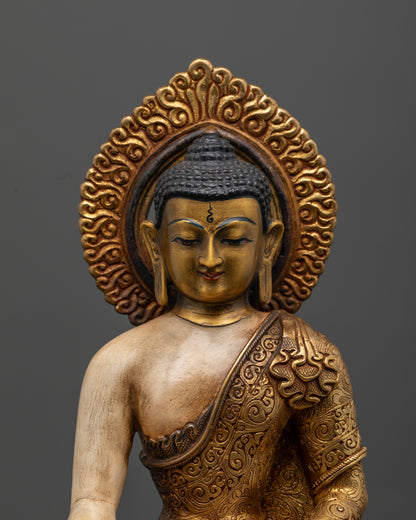Buddha Shakyamuni Statue | Tibetan Buddhist Icon