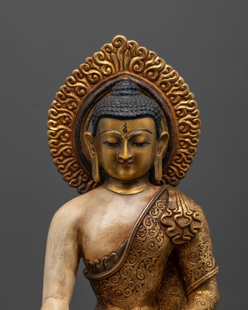 Buddha Shakyamuni Statue | Tibetan Buddhist Icon