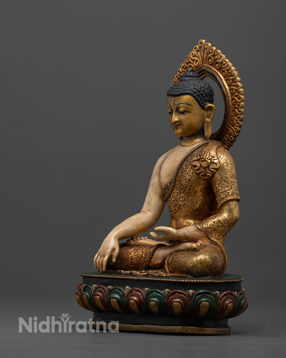 Buddha Shakyamuni Statue | Tibetan Buddhist Icon