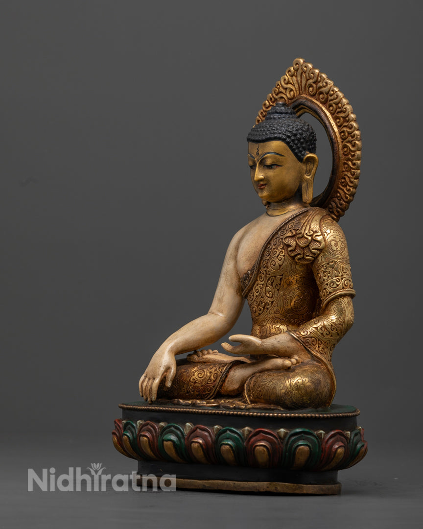 Buddha Shakyamuni Statue | Tibetan Buddhist Icon
