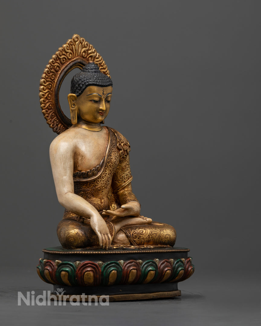 Buddha Shakyamuni Statue | Tibetan Buddhist Icon