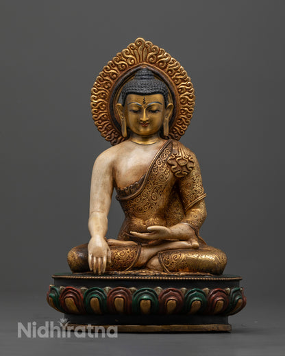 Buddha Shakyamuni Statue | Tibetan Buddhist Icon