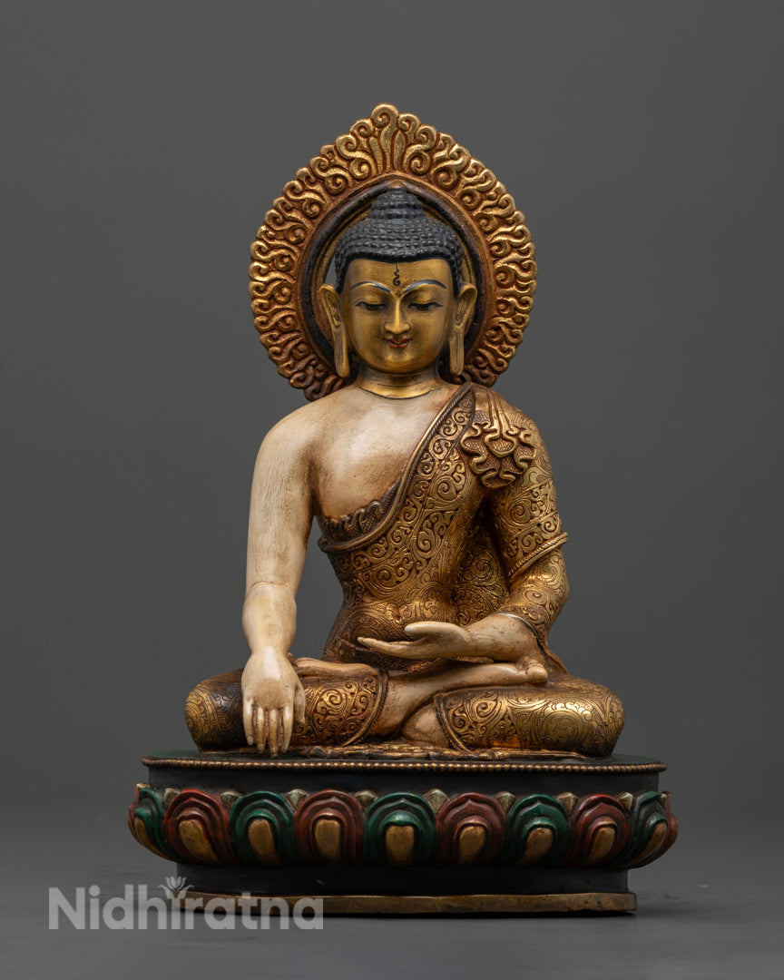 Buddha Shakyamuni Statue | Tibetan Buddhist Icon