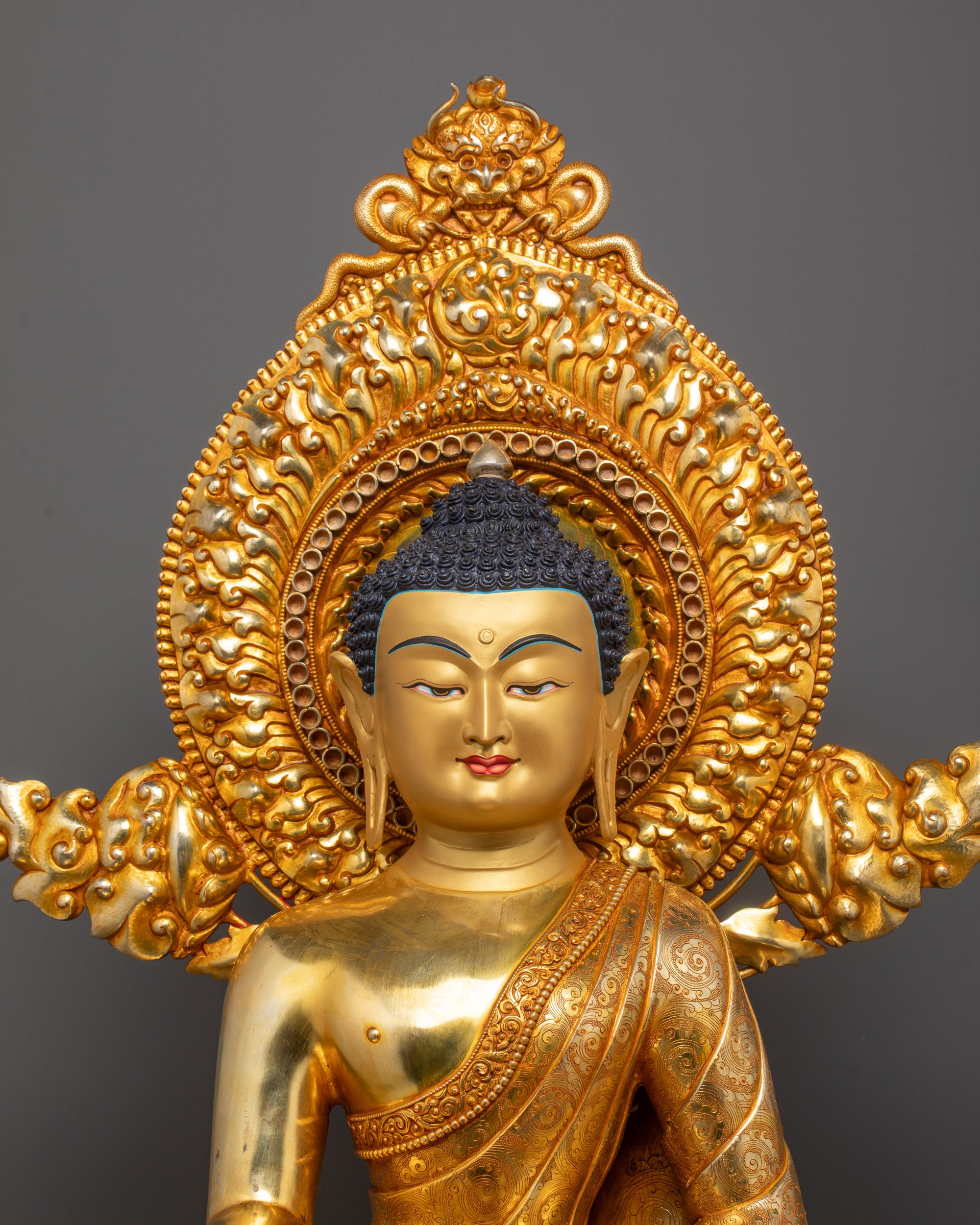 Beautiful Shakyamuni Buddha Statue | Traditional Nepalese Handmade